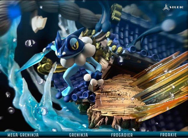 [Pre-Order] 666 Studio - Statue - Mega Greninja Water Shuriken All Out Pokémon