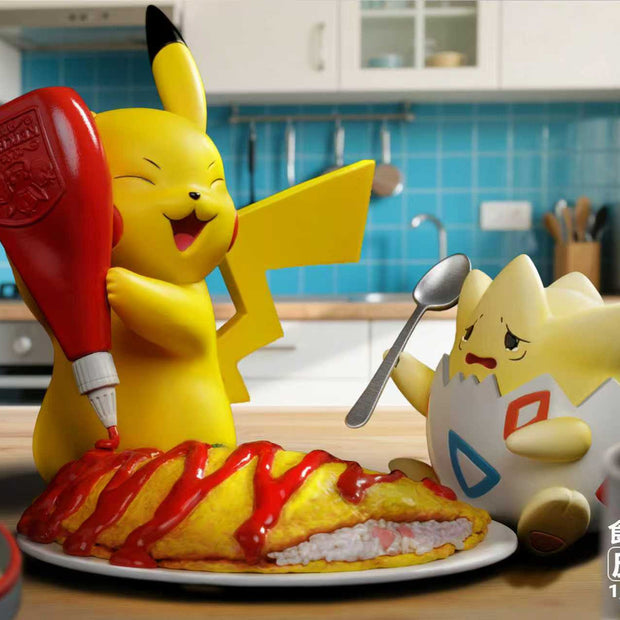 [Pre-Order] King Finger Studio - Statue - Pikachu Omurice Pokémon