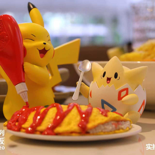 [Pre-Order] King Finger Studio - Statue - Pikachu Omurice Pokémon
