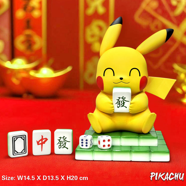 [Pre-Order] EGG Studio - Statue - Pokémon - Pikachu playing Mahjong