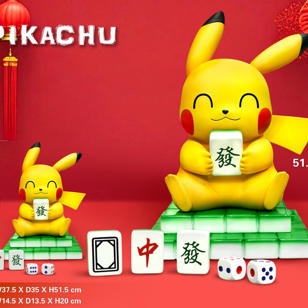 [Pre-Order] EGG Studio - Statue - Pokémon - Pikachu playing Mahjong