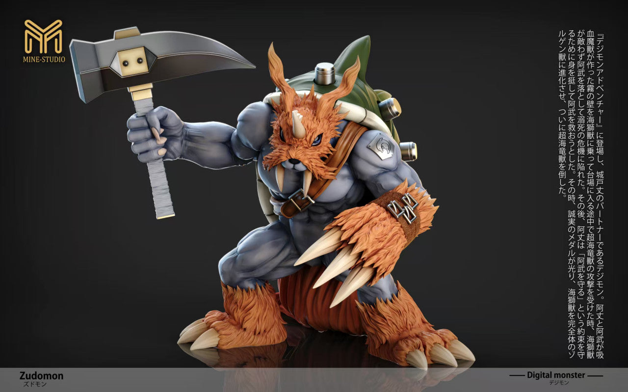 [Pre-Order] Mine Studio - Statue - Perfect Level #6 Zudomon Digimon