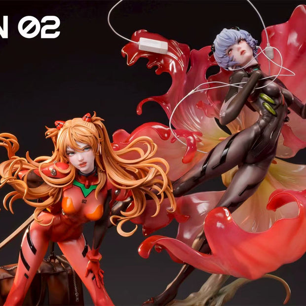 [Pre-Order] ACGN 02 Studio - Statue - Asaku & Ayanami Rei Neon Genesis Evangelion