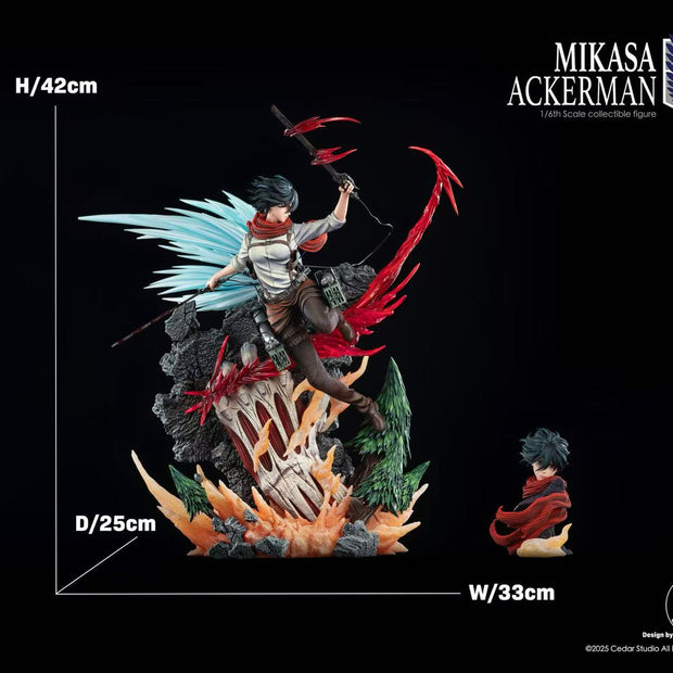 [Pre-Order] Cedar Studio - Statue - Mikasa Ackerman Attack on Titan