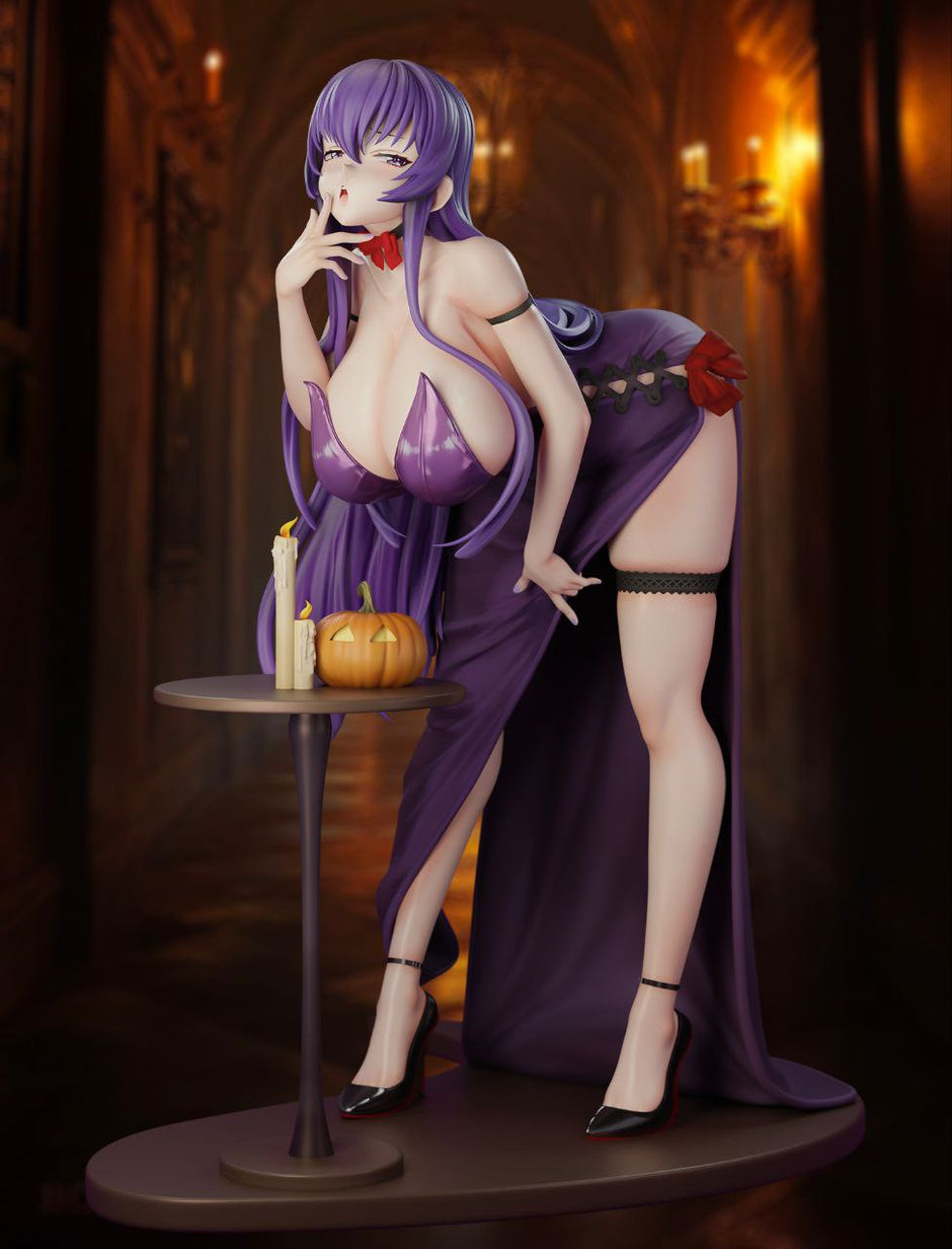 [Pre-Order] Green tea Studio - Statue - Saeko Busujima Halloween Party Highschool of the Dead