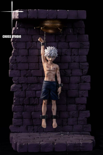 [Pre-Order] Cross Studio - Statue - Hunter x Hunter Hanging and beating Killua