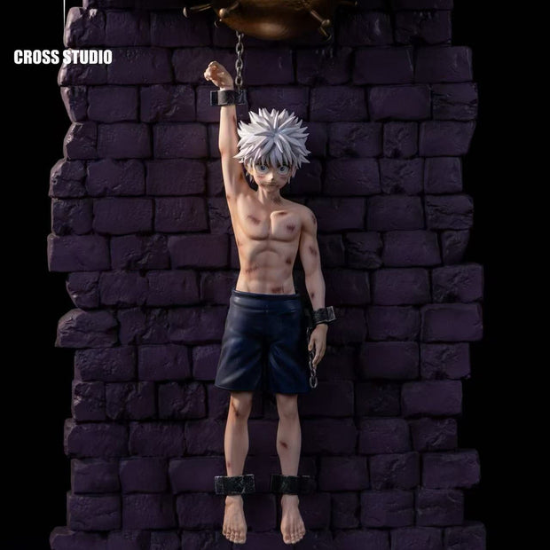 [Pre-Order] Cross Studio - Statue - Hunter x Hunter Hanging and beating Killua