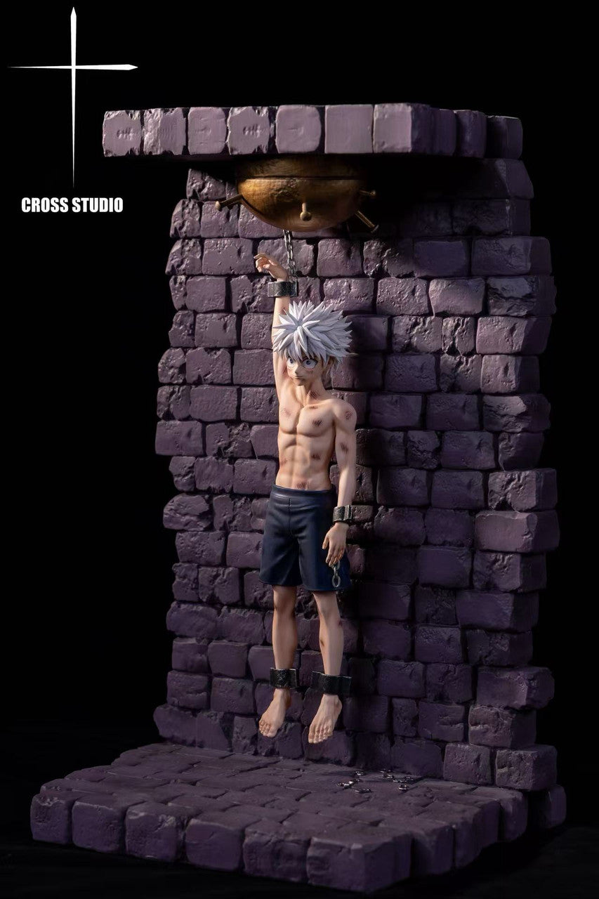 [Pre-Order] Cross Studio - Statue - Hunter x Hunter Hanging and beating Killua