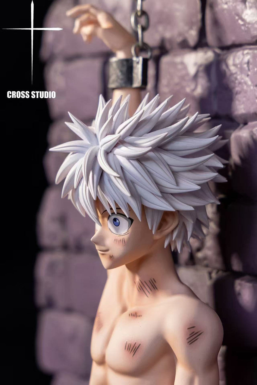 [Pre-Order] Cross Studio - Statue - Hunter x Hunter Hanging and beating Killua