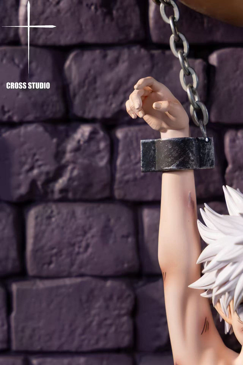 [Pre-Order] Cross Studio - Statue - Hunter x Hunter Hanging and beating Killua