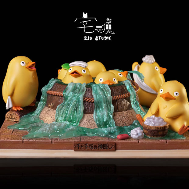 [Pre-Order] ZJB Studio - Statue - Hayao Miyazaki's Ecological Scene Little Rubber Duck Bath Spirited Away