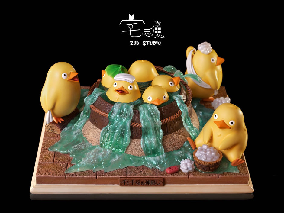 [Pre-Order] ZJB Studio - Statue - Hayao Miyazaki's Ecological Scene Little Rubber Duck Bath Spirited Away