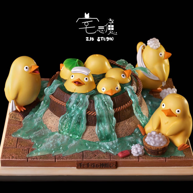 [Pre-Order] ZJB Studio - Statue - Hayao Miyazaki's Ecological Scene Little Rubber Duck Bath Spirited Away