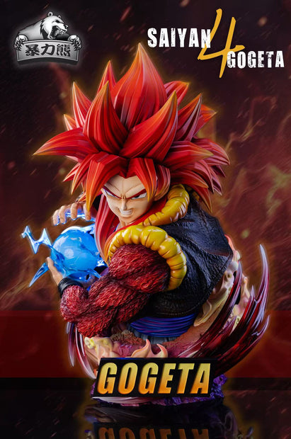 [Pre-Order] Violent Bear Studio - Statue - SS4 Gogeta Bust with LED Dragon Ball