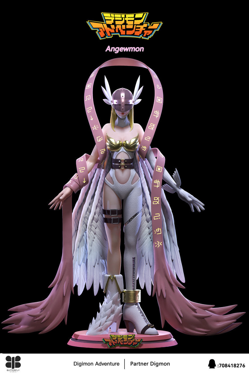 [Pre-Order] Butterfly Studio - Statue - Angewomon X Salamon Digimon