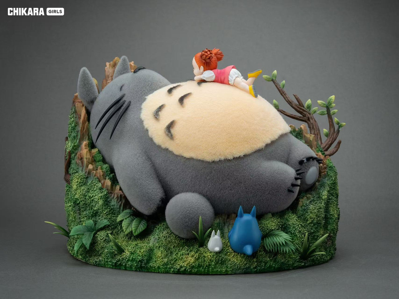 [Pre-Order] CHIKARA Studio  - Statue - Sleeping Totoro and Mei My Neighbor Totoro