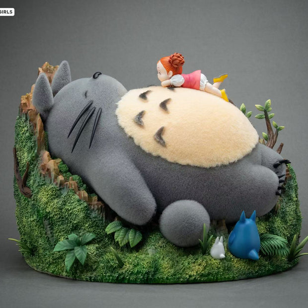 [Pre-Order] CHIKARA Studio  - Statue - Sleeping Totoro and Mei My Neighbor Totoro