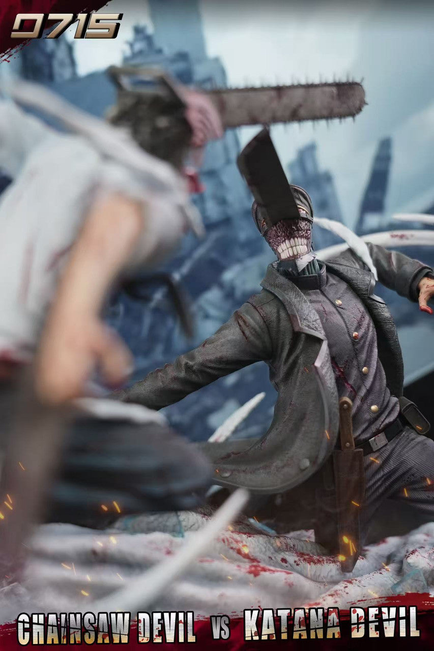 [Pre-Order] 0715 Studio - Statue - Denji vs Devil of the Knife Chainsaw Man