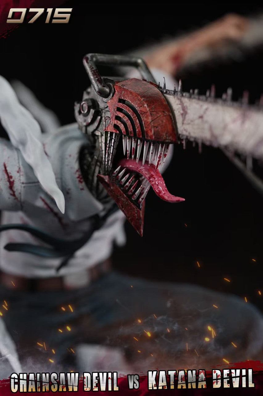 [Pre-Order] 0715 Studio - Statue - Denji vs Devil of the Knife Chainsaw Man