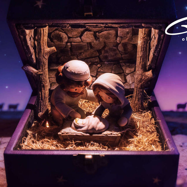 [Pre-Order] Green Olive Tree Studio - Statue - Christmas Story Nativity Music box