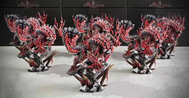 [Warehouse in Stock] Dragon Realm Studio - Statue - Monster Hunter - Zinogre & Stygian Zinogre