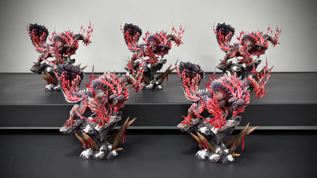 [Warehouse in Stock] Dragon Realm Studio - Statue - Monster Hunter - Zinogre & Stygian Zinogre