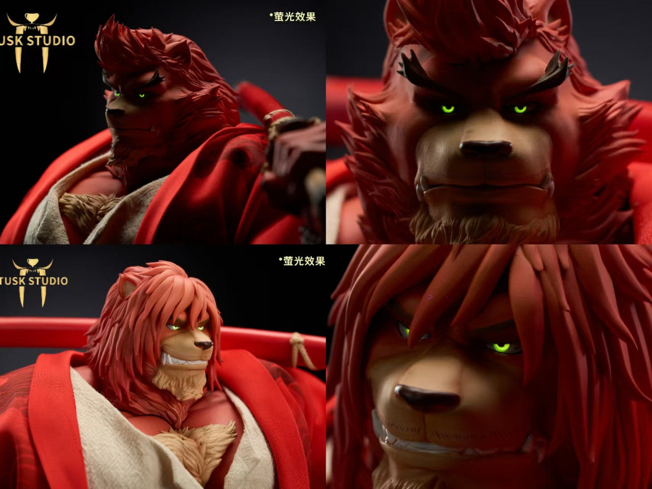 [Pre-Order] TusK Studio - Statue - 1/5 Scale Kumatetsu Statue (Licensed)