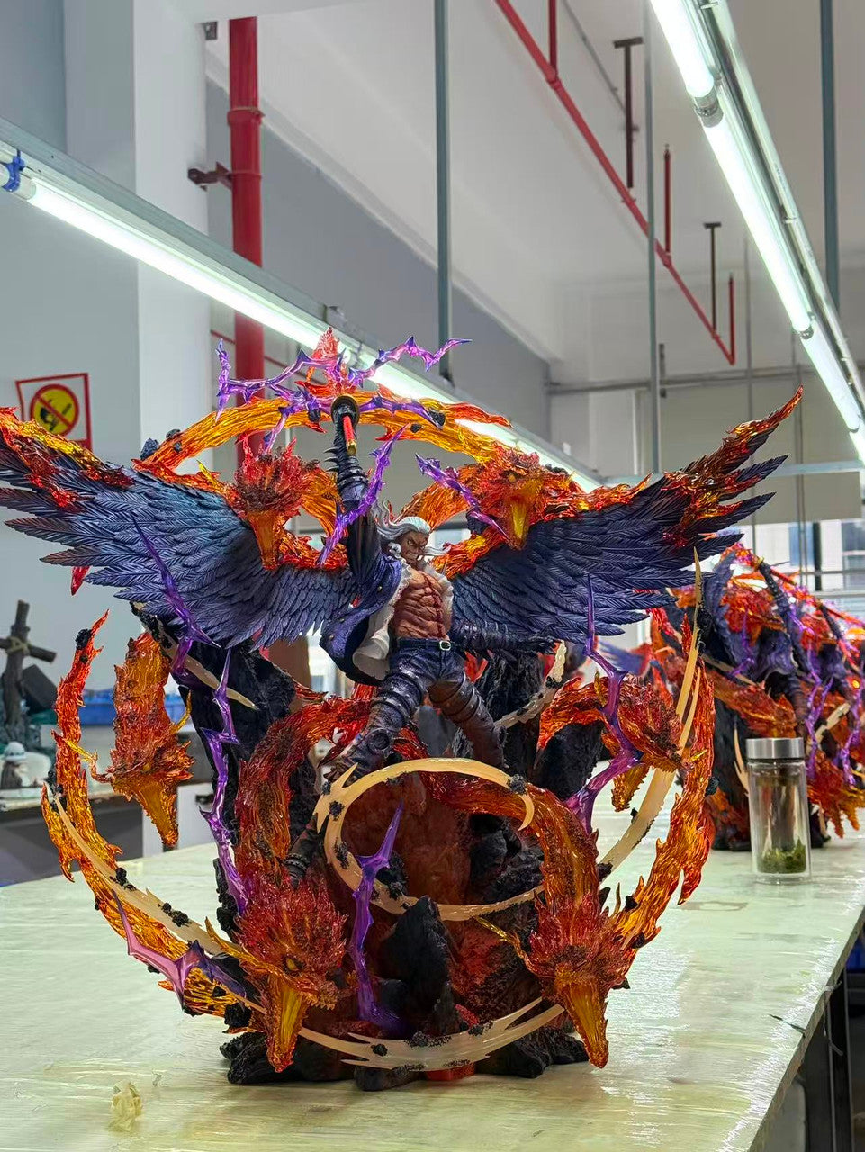 [Warehouse in Stock] More Fun Studio X Monkey D. Studio - Statue - KING THE WILDFIRE One Piece