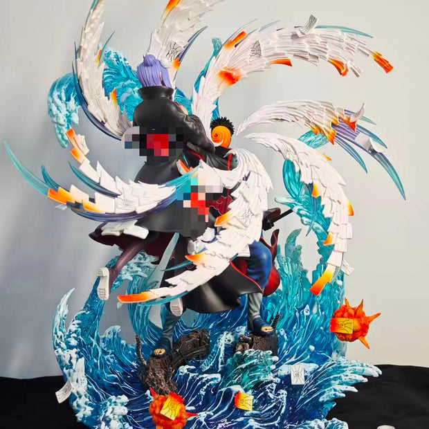 [Warehouse in Stock] Ran Dian Studio - Statue - Naruto - Akatsuki Series #8 Uchiha Obito(Tobi) & Konan