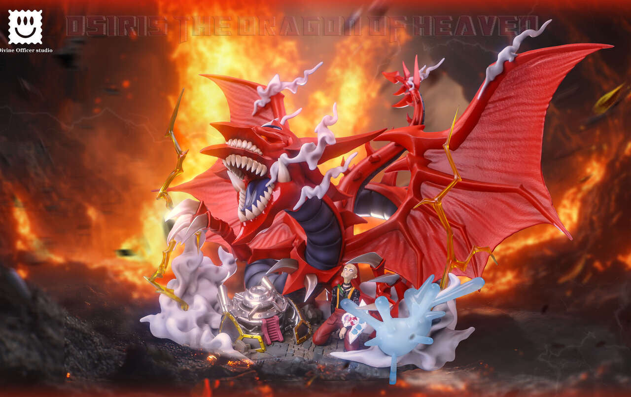 [Pre-Order] Divine Officer Studio - Statue - The Three Phantom Gods Series #2 Slifer the Sky Dragon & Silent Doll Yu-Gi-Oh