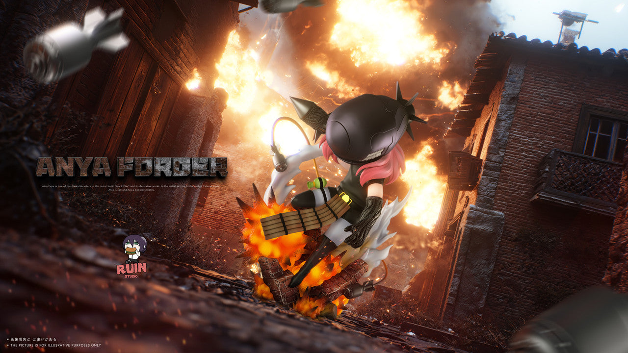 [Pre-Order] RUIN Studio & ChaoMian Studio - Statue - Spy x Family - Anya cos Bomb Girl Reze with LED