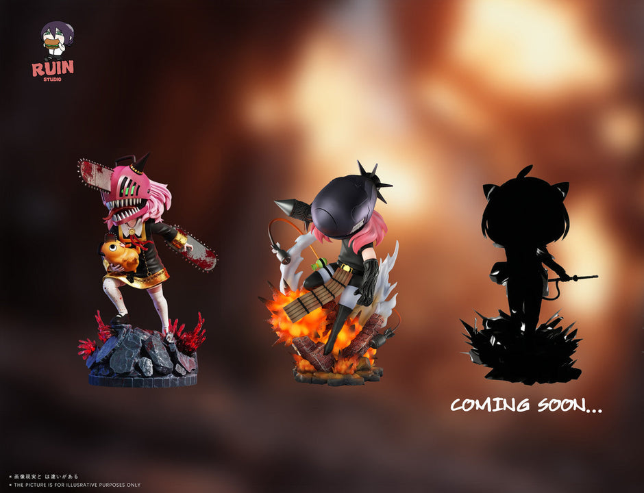 [Pre-Order] RUIN Studio & ChaoMian Studio - Statue - Spy x Family - Anya cos Bomb Girl Reze with LED