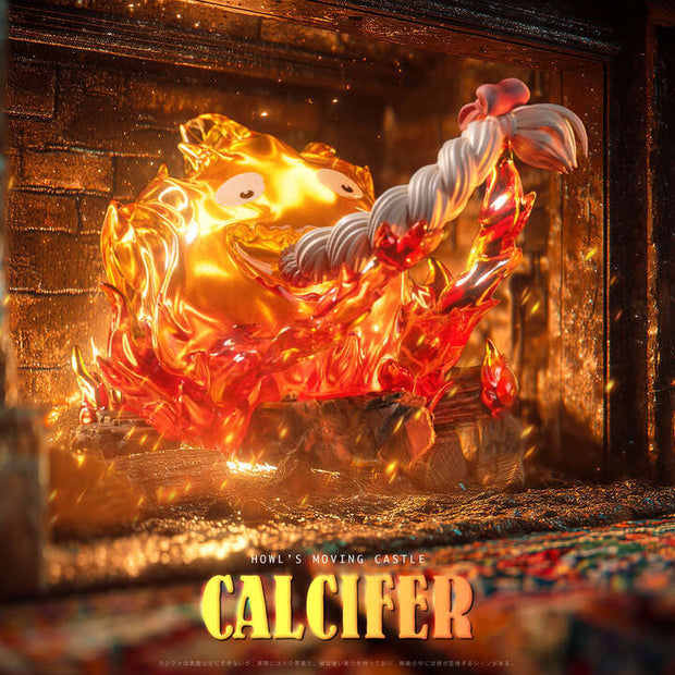 [Pre-Order] Wu Yu Studio - Statue - Calcifer Eating Hair Howl's Moving Castle