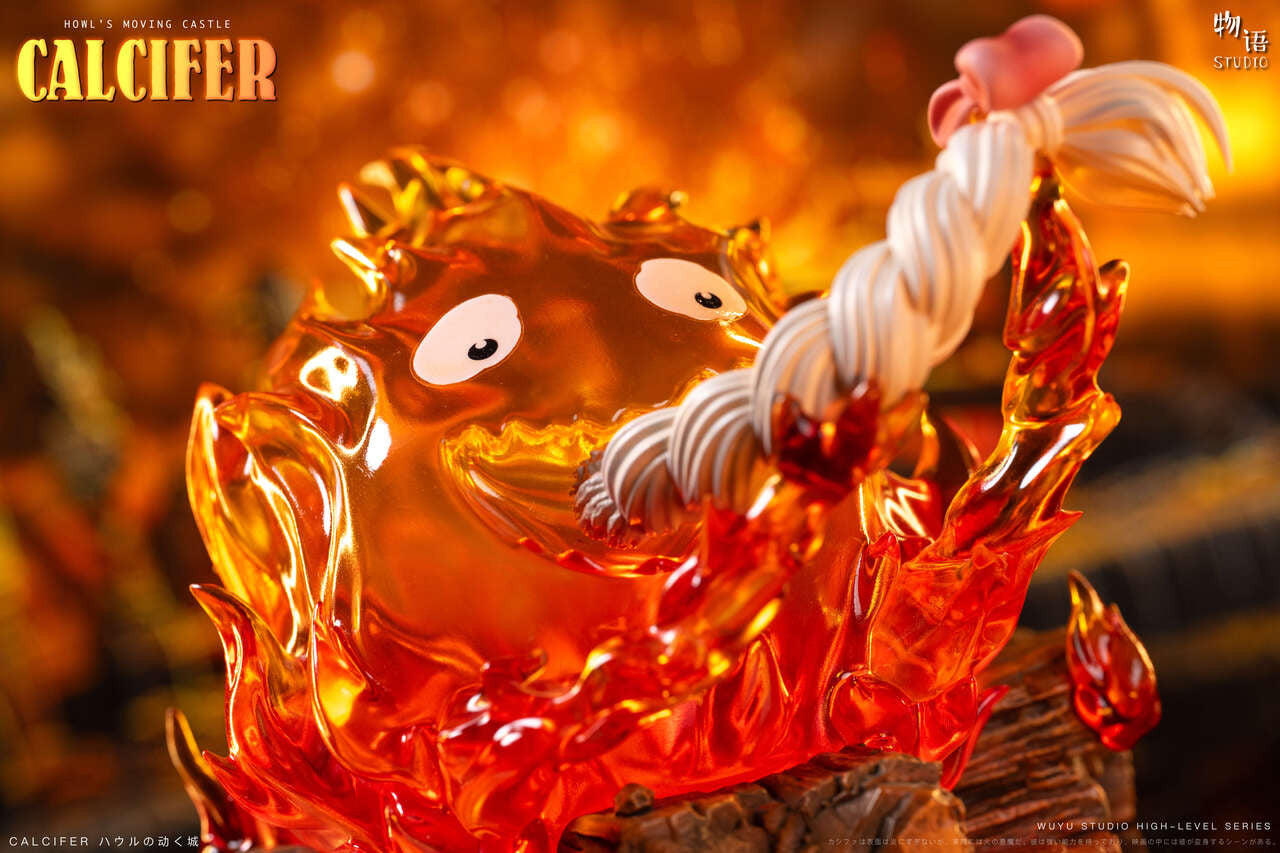 [Pre-Order] Wu Yu Studio - Statue - Calcifer Eating Hair Howl's Moving Castle