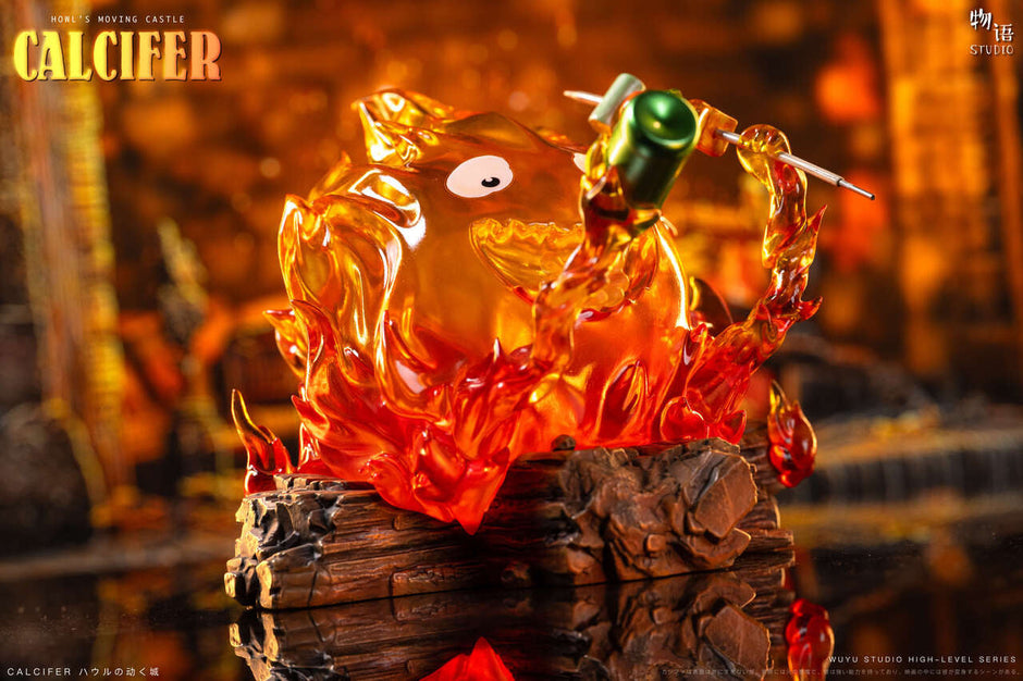 [Pre-Order] Wu Yu Studio - Statue - Calcifer Eating Hair Howl's Moving Castle