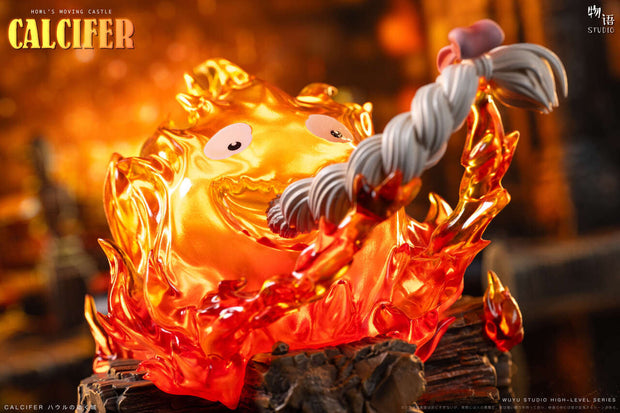 [Pre-Order] Wu Yu Studio - Statue - Calcifer Eating Hair Howl's Moving Castle