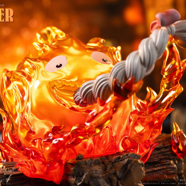 [Pre-Order] Wu Yu Studio - Statue - Calcifer Eating Hair Howl's Moving Castle