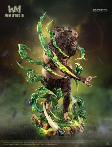 [Pre-Order] WM Studio - Statue - Attack on Titan - Beast Titan with LED