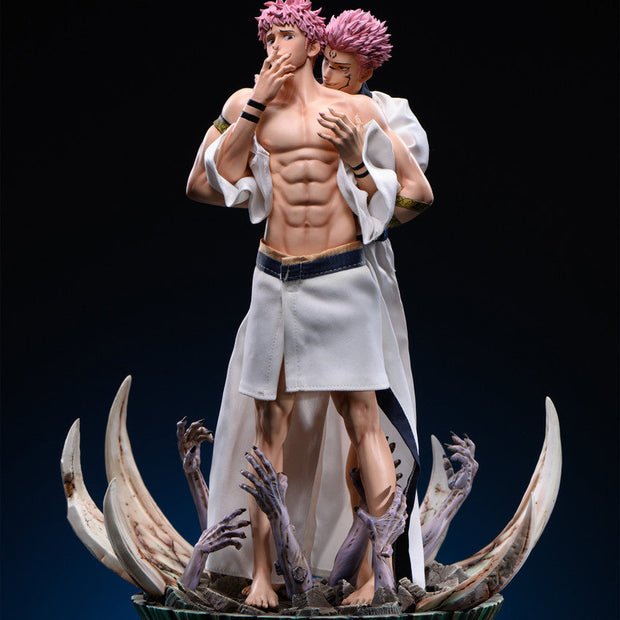 [Pre-Order] Coral Studio - Statue - Jujutsu Kaisen - Ryomen Sukuna & Yuji Itadori