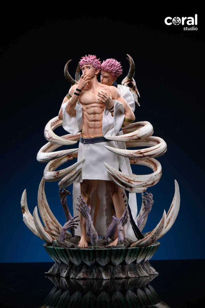 [Pre-Order] Coral Studio - Statue - Jujutsu Kaisen - Ryomen Sukuna & Yuji Itadori