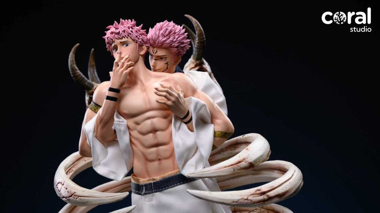 [Pre-Order] Coral Studio - Statue - Jujutsu Kaisen - Ryomen Sukuna & Yuji Itadori