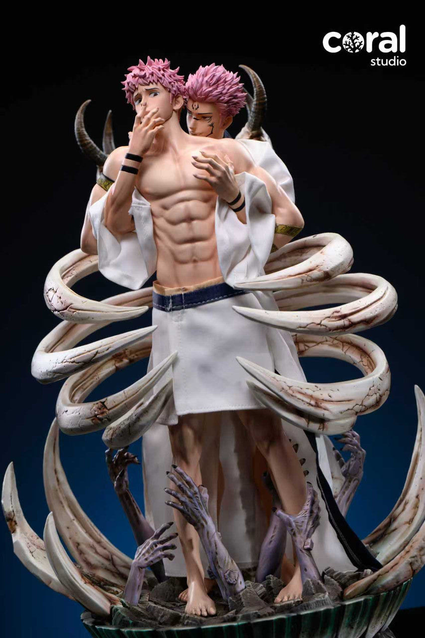 [Pre-Order] Coral Studio - Statue - Jujutsu Kaisen - Ryomen Sukuna & Yuji Itadori