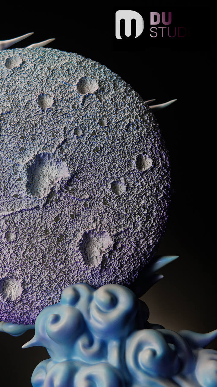 [Pre-Order] DU Studio - Statue - Dragon Ball SS4 Moon background with LED