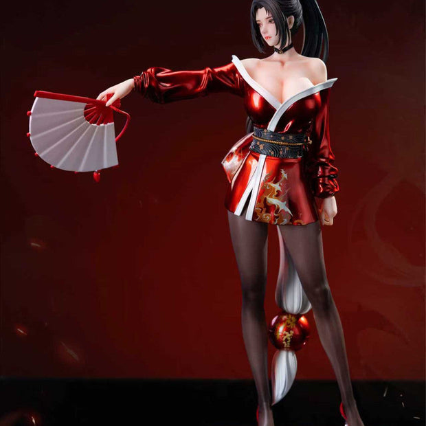 [Pre-Order] BearPanda - PVC - BearPanda × SNK Officially Licensed Mai Shiranui 1/4 Scale Figure - Anniversary Edition (Licensed)