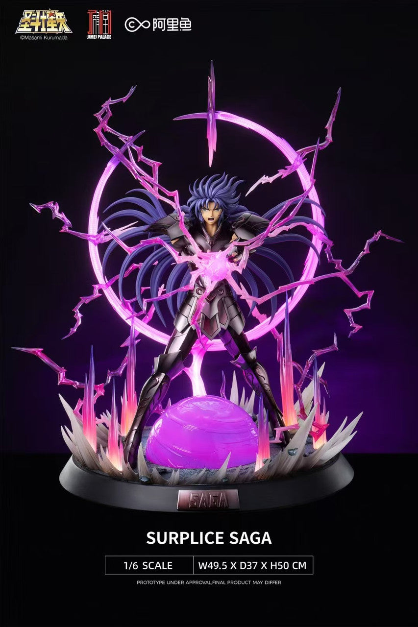 [Pre-Order] JIMEI PALACE Studio - Statue - Saint Seiya: Gemini Saga (Surplice Version) with LED (Licensed)