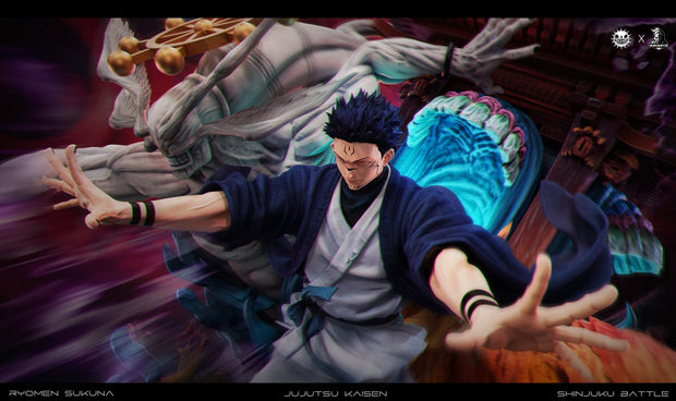 [Pre-order Clsoed] Zany Joke Studio & Temple Studio - Statue - Jujutsu Kaisen - S02 Sukuna, the Battle of the Demon Realm Shinjuku