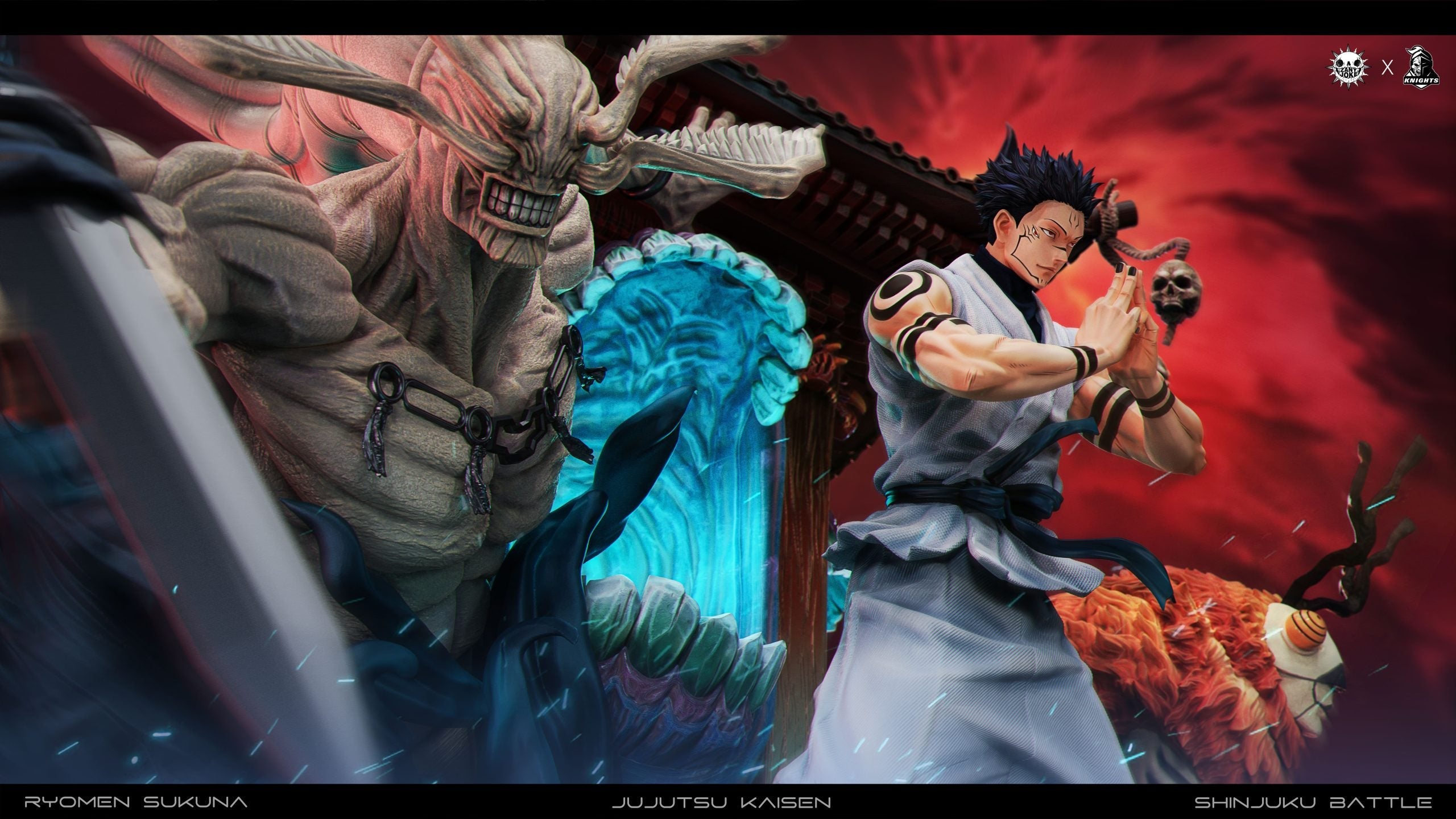 [Pre-order Clsoed] Zany Joke Studio & Temple Studio - Statue - Jujutsu Kaisen - S02 Sukuna, the Battle of the Demon Realm Shinjuku