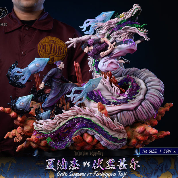 [Pre-Order] AR Studio - Statue - Jujutsu Kaisen - Suguru Geto vs Toji Fushiguro large scene statue