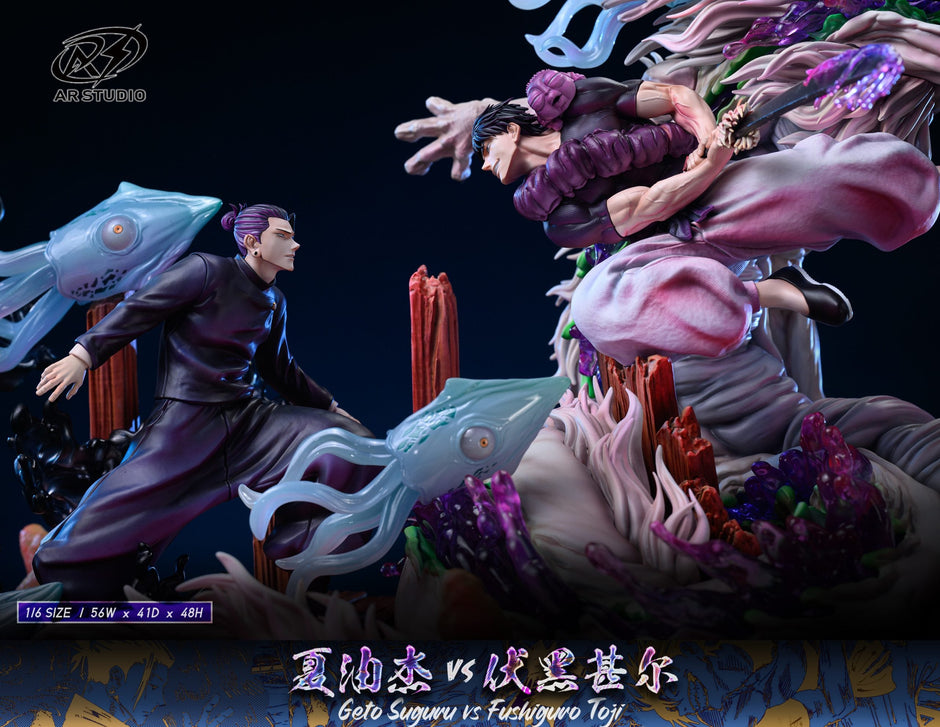 [Pre-Order] AR Studio - Statue - Jujutsu Kaisen - Suguru Geto vs Toji Fushiguro large scene statue