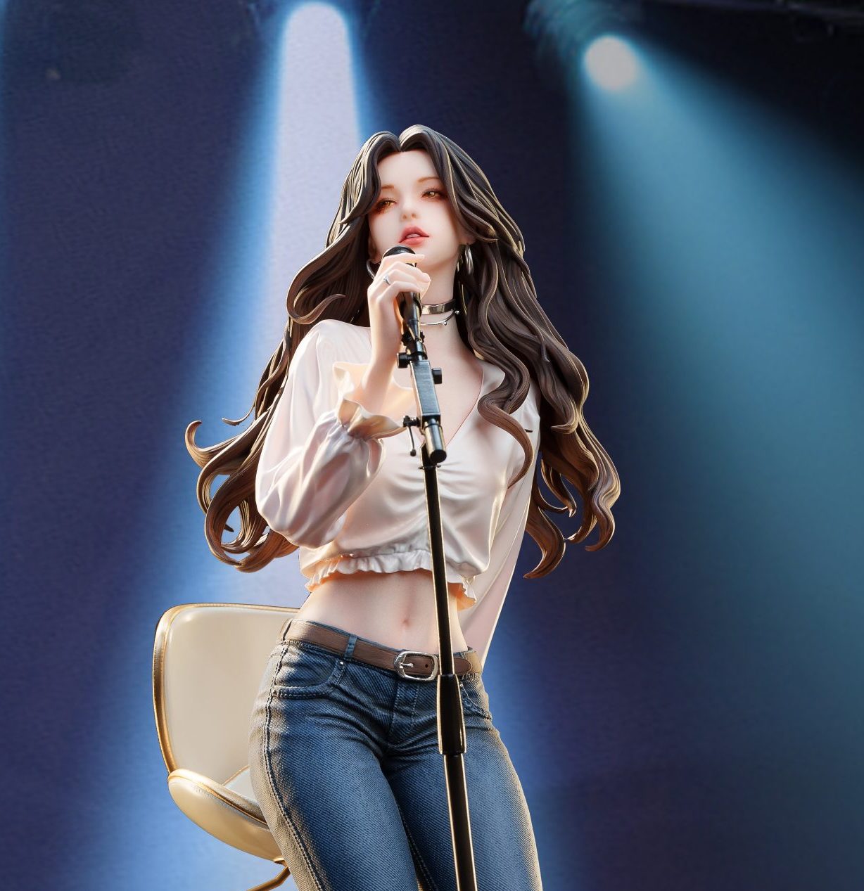 [Pre-Order Closed] TGZW Studio - Statue - Original - Singer (Licensed)